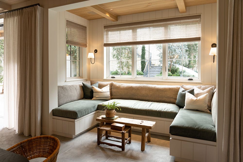 comfy seating nook